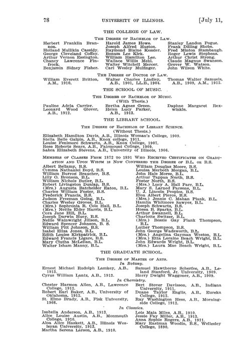 Herbert in the official degree list: original document image